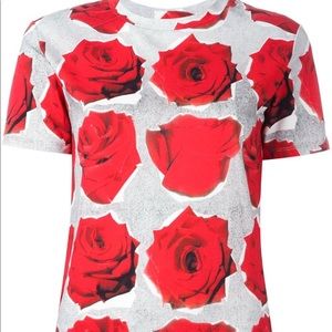 PS by Paul Smith Red Rose t Shirt